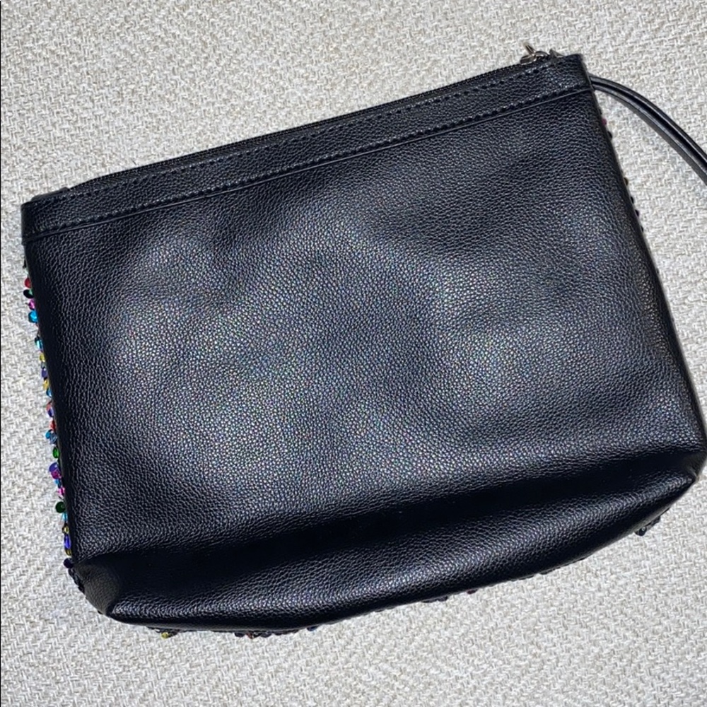 Victoria’s Secret Rainbow Sequin Makeup Bag Clutch - Picture 7 of 9